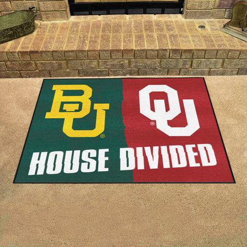 House Divided Mat - Baylor / Oklahoma