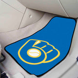 MLB - Milwaukee Brewers 2-pc Carpet Car Mat Set