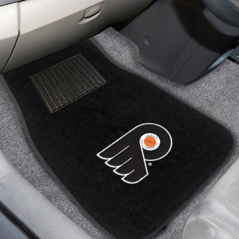 NHL - Philadelphia Flyers 2-pc Embroidered Car Mat Set