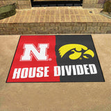 House Divided Mat - Nebraska / Iowa