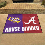 House Divided Mat - LSU / Alabama