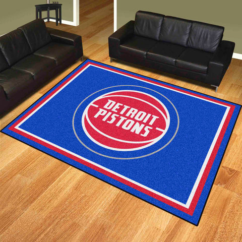 NBA - Detroit Pistons 8x10 Rug