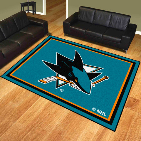 NHL - San Jose Sharks 8x10 Rug