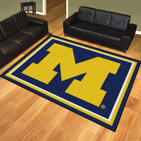 University of Michigan 8x10 Rug