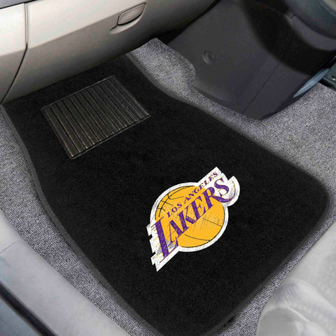 NBA - Los Angeles Lakers 2-pc Embroidered Car Mat Set