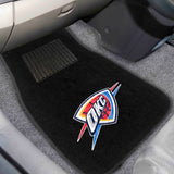 NBA - Oklahoma City Thunder 2-pc Embroidered Car Mat Set