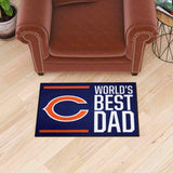 NFL - Chicago Bears Starter Mat - World's Best Dad