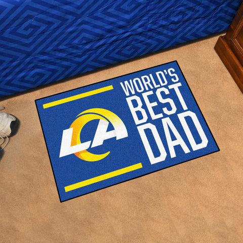 NFL - Los Angeles Rams Starter Mat - World's Best Dad