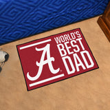 University of Alabama Starter Mat - World's Best Dad