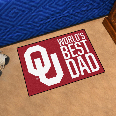 University of Oklahoma Starter Mat - World's Best Dad