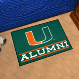 University of Miami Starter Mat - Alumni