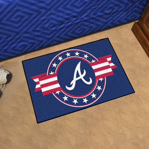 MLB - Atlanta Braves Starter Mat - MLB Patriotic