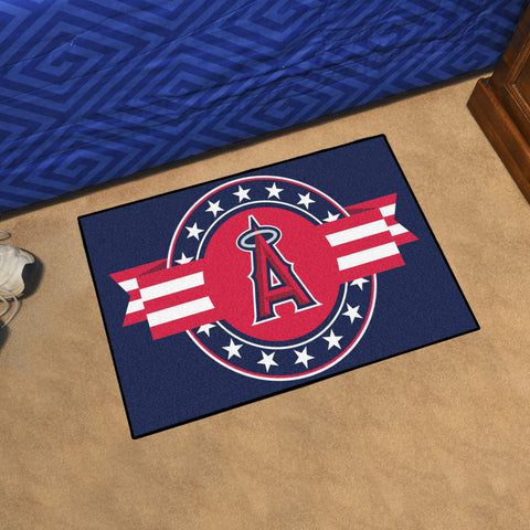 MLB - Los Angeles Angels Starter Mat - MLB Patriotic