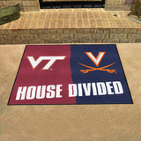 House Divided Mat - Virginia Tech / Virginia