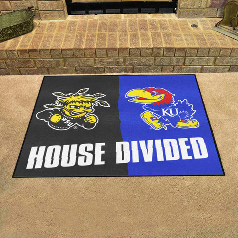 House Divided Mat - Wichita State / Kansas