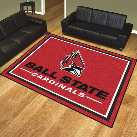 Ball State University 8x10 Rug