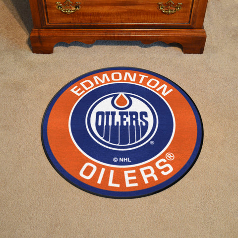 NHL - Edmonton Oilers Roundel Mat