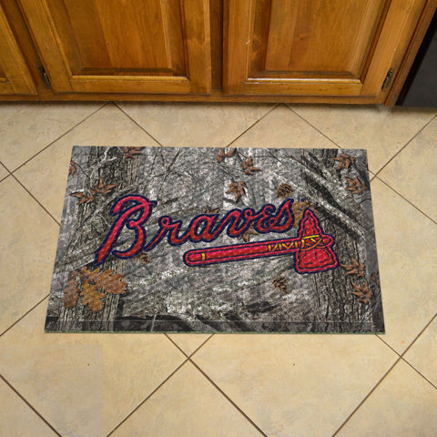 MLB - Atlanta Braves Camo Scraper Mat