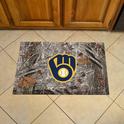 MLB - Milwaukee Brewers Camo Scraper Mat