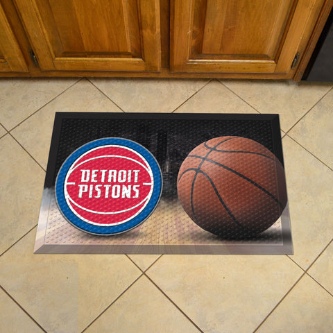 NBA - Detroit Pistons Scraper Mat