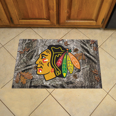 NHL - Chicago Blackhawks Camo Scraper Mat