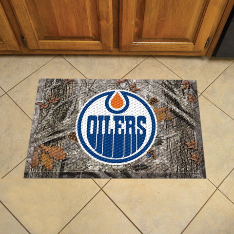 NHL - Edmonton Oilers Camo Scraper Mat