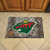 NHL - Minnesota Wild Camo Scraper Mat