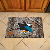 NHL - San Jose Sharks Camo Scraper Mat