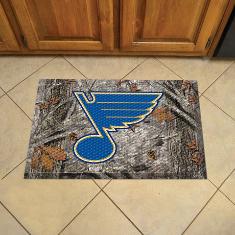 NHL - St. Louis Blues Camo Scraper Mat