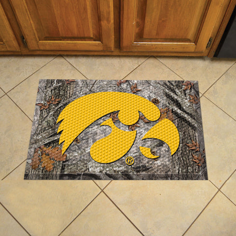 University of Iowa Camo Scraper Mat