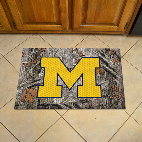 University of Michigan Camo Scraper Mat