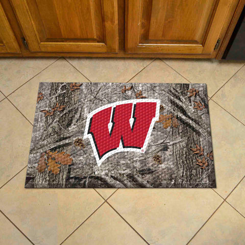 University of Wisconsin Camo Scraper Mat