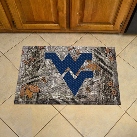 West Virginia University Camo Scraper Mat