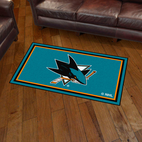 NHL - San Jose Sharks 3X5AREARUG