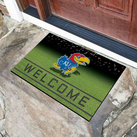 University of Kansas Crumb Rubber Door Mat