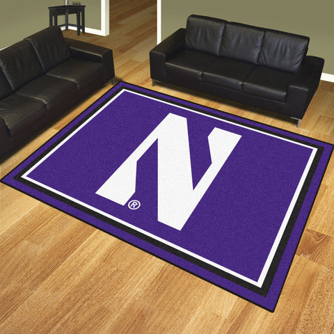 Northwestern University 8x10 Rug