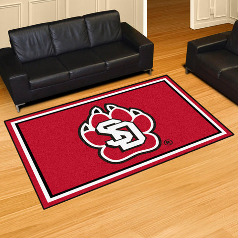 University of South Dakota 5x8 Rug