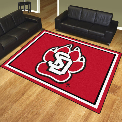 University of South Dakota 8x10 Rug