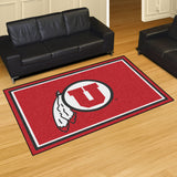 University of Utah 5x8 Rug