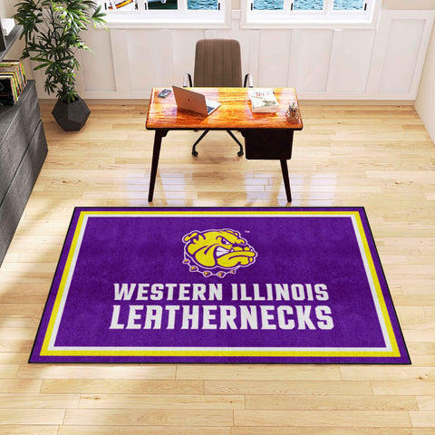 Western Illinois University 5x8 Rug