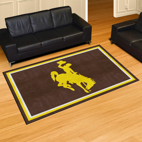 University of Wyoming 5x8 Rug