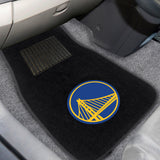 NBA - Golden State Warriors 2-pc Embroidered Car Mat Set