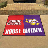 House Divided Mat - UL-Lafayette / LSU