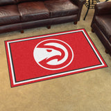 NBA - Atlanta Hawks 4x6 Rug