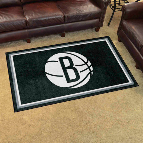 NBA - Brooklyn Nets 4x6 Rug