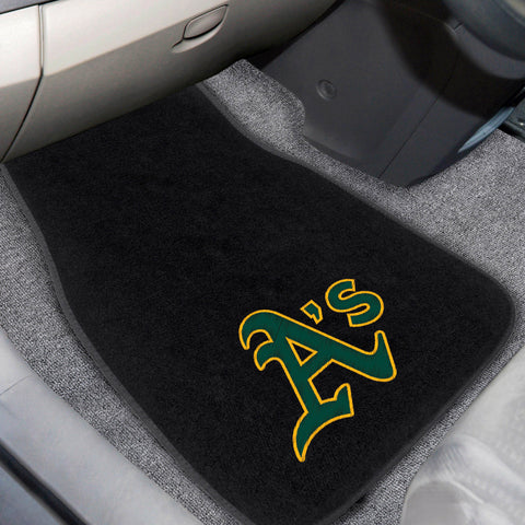 MLB - Oakland Athletics 2-pc Embroidered Car Mat Set