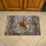 University of Wyoming Camo Scraper Mat