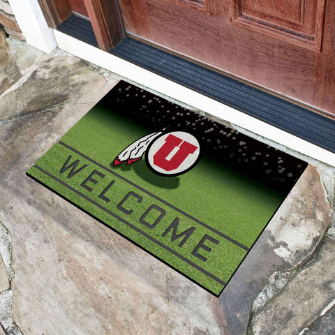 University of Utah Crumb Rubber Door Mat