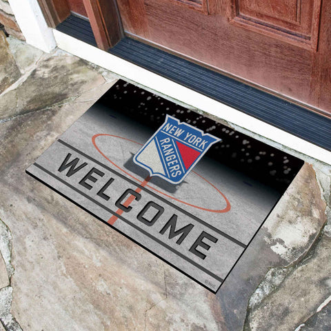 NHL - New York Rangers Crumb Rubber Door Mat