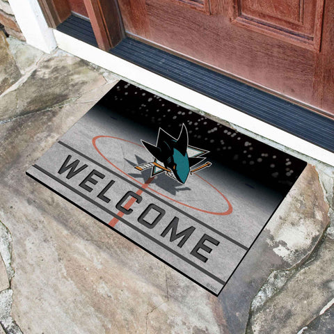 NHL - San Jose Sharks Crumb Rubber Door Mat